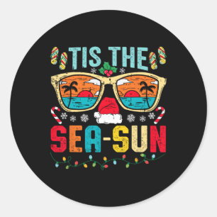 Adesivo Natal Em Julho É O Sol Mar Santa Praia Verão