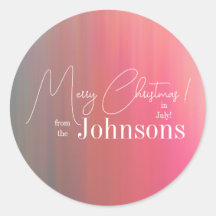 Natal em julho Nome da Família