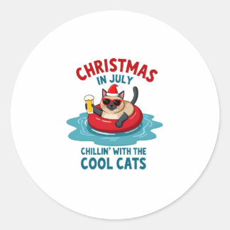 Adesivo Natal Em Julho Papai Mamãe Relaxando Com A Sia