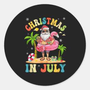 Adesivo Natal Em Julho Papais noeis Engraçados Feira De Pr