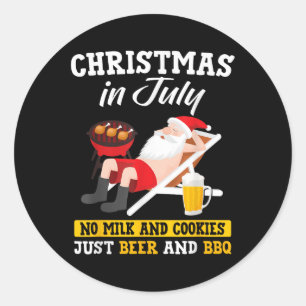 Adesivo Natal Em Julho - Sem Leite E Biscoitos Apenas Cerv
