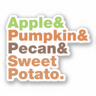 Adesivo Natal festivo da acção de graças do Xmas do ~ d