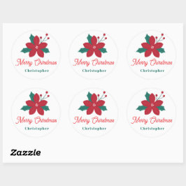 Adesivo Natal Festivo Feliz Natal Personalizável