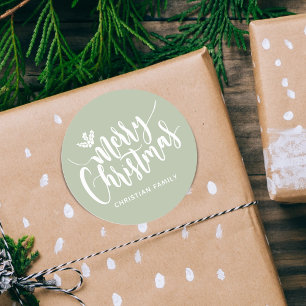 Adesivo Natal Festivo Personalizado