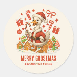 Adesivo Natal Ganso Festa de Natal