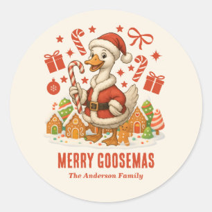 Adesivo Natal Ganso Festa de Natal