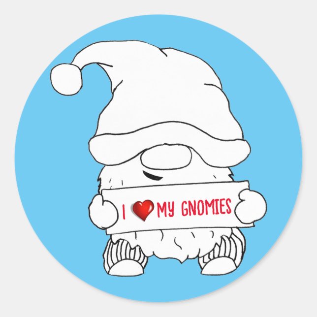 Adesivo Natal Gnome (Frente)