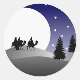 Adesivo Natal Gráfico de Três Sábios