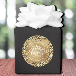 Adesivo Natal Holiday Baking Leopard