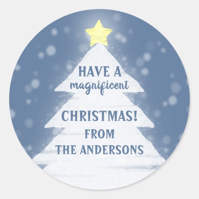 Adesivo Natal magnífico (Frente)