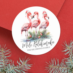 Adesivo Natal Mele Kalikimaka