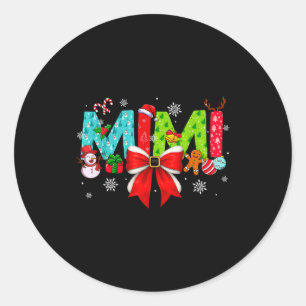 Adesivo Natal Mimi Coquete Laço Mimi Natal