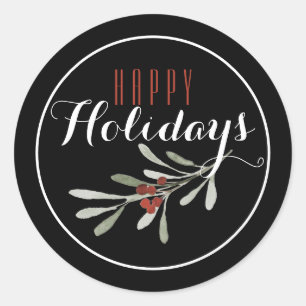 Adesivo Natal Mistletoe Feliz Férias