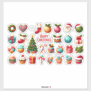 Adesivo Natal moderno e elegante