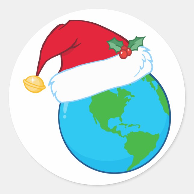 Adesivo Natal mundial (Frente)