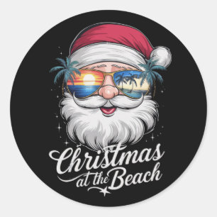 Adesivo Natal na Praia Férias de Verão no Havaí