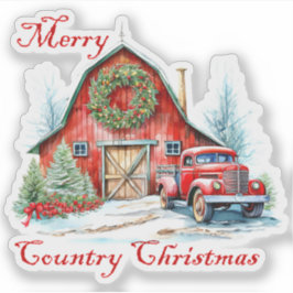 Adesivo Natal no Campo