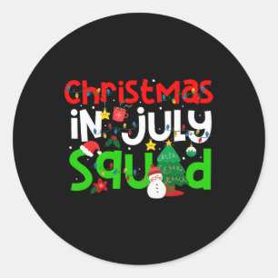 Adesivo Natal No Esquadrão De Julho Engraçado Homens De Ve