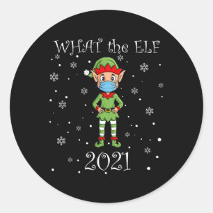 Adesivo Natal O Que O Elf 2021 Divertido Xmas