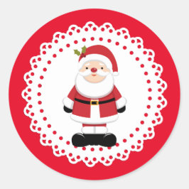Adesivo Natal Papai Noel