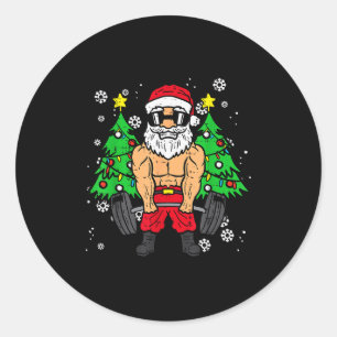 Adesivo Natal Papai Noel Levantamento Terra Natal Levantam