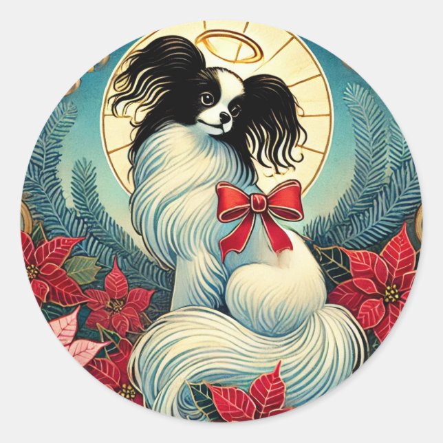 Adesivo Natal Papillon (Frente)