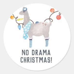 Adesivo Natal para Llama