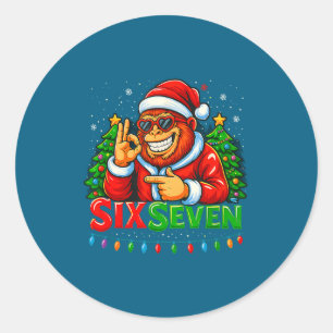 Adesivo Natal Pé Grande Natal Sasquatch 67 Meme Divertido