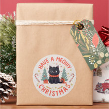Natal Perfeito Meow de Gato Preto