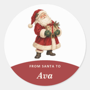 Adesivo Natal Personalizado De Papai Noel