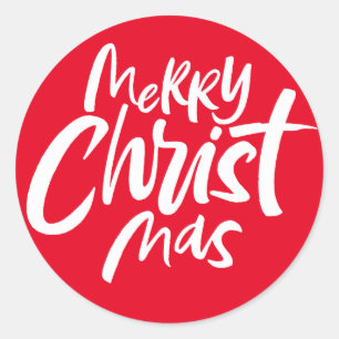 Adesivo Natal religioso cristão do Mas do cristo alegre