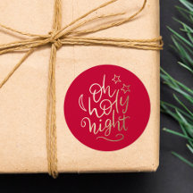 Natal religioso Dourado e vermelho