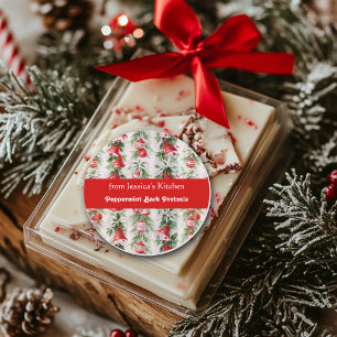 Adesivo Natal retrô, Da cozinha de, Personalizado