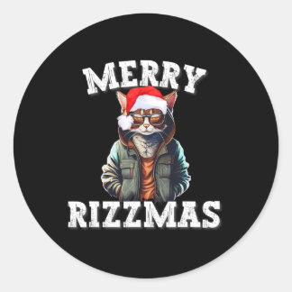 Adesivo Natal Rizzler Cat W Rizz Meme Rizzler Com