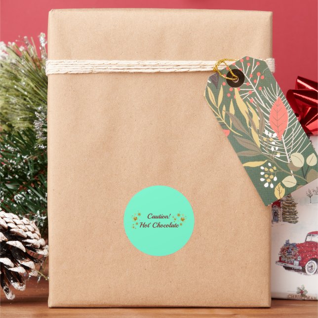 Adesivo Natal rústico vintage aconchegante Geada  (Feriado)