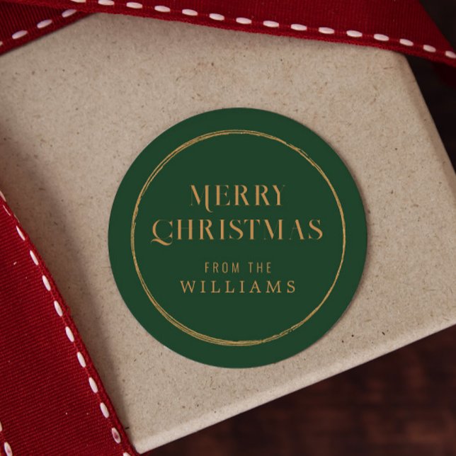 Adesivo Natal simples e Dourado (Criador carregado)