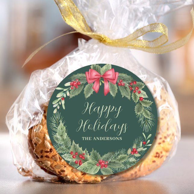 Adesivo Natal Verde Persoanizado (Criador carregado)