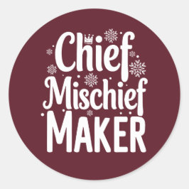 Adesivo Natal | Vinheta de Ano Novo