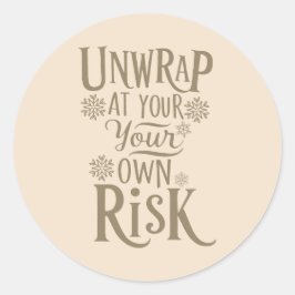 Adesivo Natal | Vinheta de Ano Novo