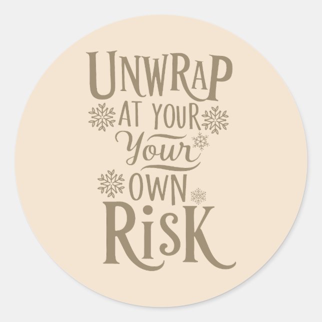 Adesivo Natal | Vinheta de Ano Novo (Frente)