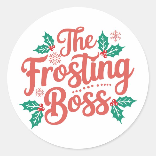 Adesivo Natal | Vinheta de Ano Novo (Frente)