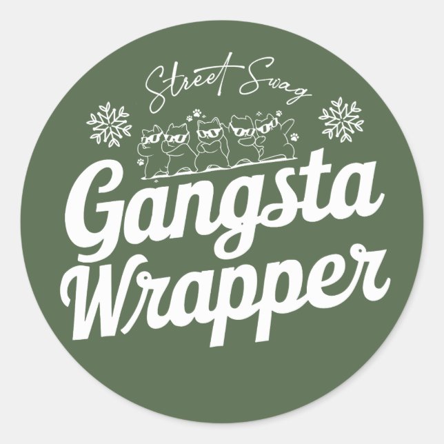 Adesivo Natal | Vinheta de Ano Novo (Frente)