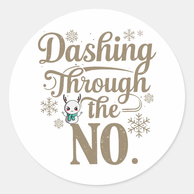 Adesivo Natal | Vinheta de Ano Novo (Frente)