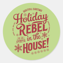 Adesivo Natal | Vinheta de Ano Novo