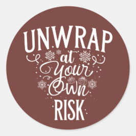 Adesivo Natal | Vinheta de Ano Novo