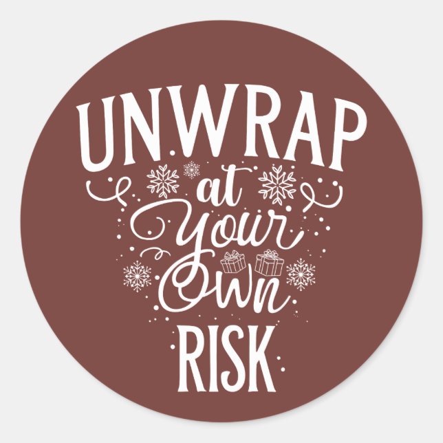 Adesivo Natal | Vinheta de Ano Novo (Frente)