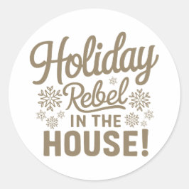 Adesivo Natal | Vinheta de Ano Novo