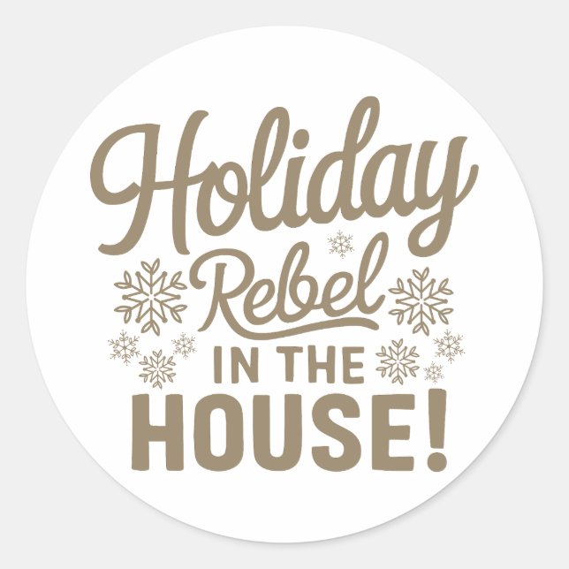 Adesivo Natal | Vinheta de Ano Novo (Frente)