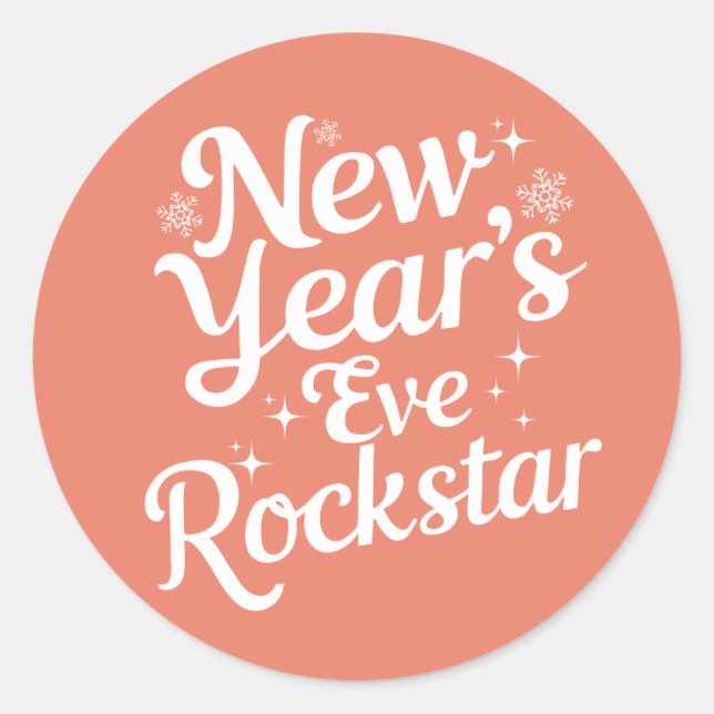 Adesivo Natal | Vinheta de Ano Novo (Frente)