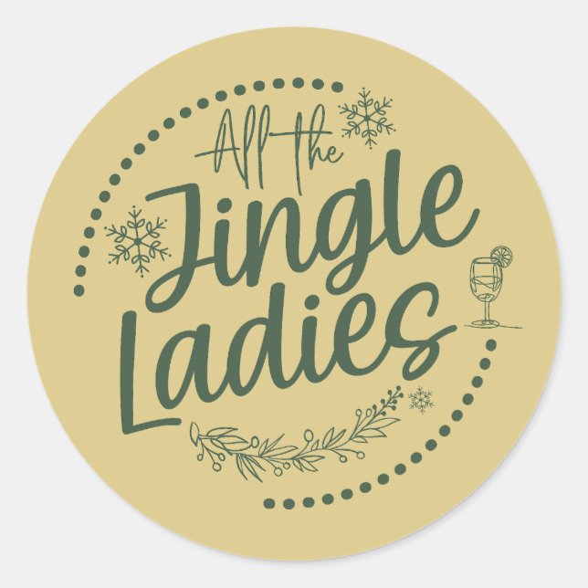 Adesivo Natal | Vinheta de Ano Novo (Frente)